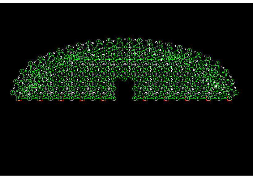 黑河锡林浩特91跨，1000米长干煤棚网架设计